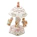 Laxury 6-bear Carousel Music Box, Green&pink&yellow Shade, Mp918_s-1