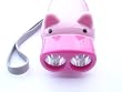 Pig Shaped Dynamo Pump Up Emergency Torch Super Bright LED Flashlight