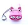 Pig Shaped Dynamo eco hand pressing / Pump up Torch Pink no batteries
