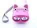 Pig Shaped Dynamo eco hand pressing / Pump up Torch Pink no batteries