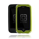Incipio Technologies IPH-343 SILICRYLIC Case with Smoke Shell for iPhone 3G and 3G S - 2 Pack (Black/Olive Green)