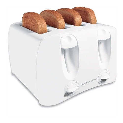 Proctor Silex 24605 White Cool-Wall Toaster