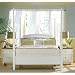 American Drew Sterling Pointe Poster Bed in White