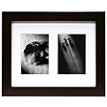 2 Opening Wall Collage Frame - Mocha (11x14" Mat to 2 - 5x7")