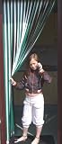 Kitchen & Housewares : Tube Type Door Curtain,Bug Blind,Fly Blind,Strip Blind-GREEN & WHITE