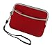 rooCASE Neoprene Sleeve (Red) Carrying Case for Western Digital My Passport Elite 250GB Portable Hard Drive WDBAAC2500ARD Metallic Red