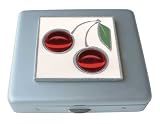 White Cherries Vitamin Mirror Case