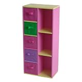 4Gr8 Kidz Pink Series Kids Wooden Cabinet Organizer by 4Gr8 Kidz Ltd.