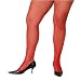 Fishnet Pantyhose Standard Red Adult