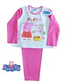 Official Peppa Pig Girls Long Pink Pyjamas - 4-5 Years by ThePyjamaFactory