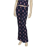 Boston Red Sox Ladies Navy Blue Tandem Pajama Pants