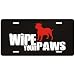 New  English Mastiff / Wipe Your Paws  License Plate Dog