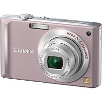 Panasonic Lumix DMC-FX55P 8.1MP Digital Camera with 3.6x Wide Angle MEGA Optical Image Stabilized Zoom (Pink)