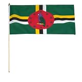 Dominica Flag 12 x 18 inch