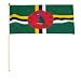 Dominica Flag 12 x 18 inch
