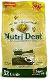 Nylabone Nutri Dent Edible Dental Chews (12 LARGE / 22.0 oz)