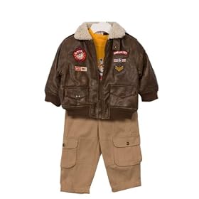 Infant Boys Airborne Jacket and Pant Set