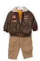 Infant Boys Airborne Jacket and Pant Set