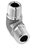 Parker 8-8 ME-SS-01 316 Stainless Steel Pipe Female Hex Coupling NPT 1/8M X 1/8M
