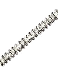 14K Yellow/White Gold 5 ct. Diamond Tennis Bracelet