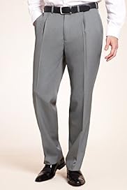 Big Tall Single Pleat Straight Leg Trousers