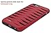 Justola Shockproof iPhone 6/6s Case, Dual Layer, Heavy Duty, Rugged Silicone iPhone Protection, 4.7 Red