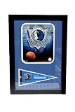 Encore Select 188-BSKDAL Dallas Mavericks 12 in. x 18 in. Pennant Frame