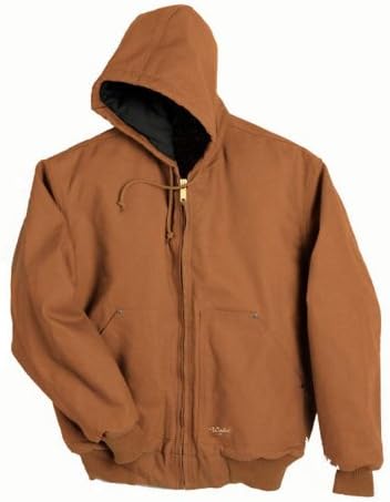 Walls Zero Zone Insulated Water Resistant Hooded Duck Jacket Brown 5X