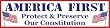 America First Protect and Preserve Our Constitution; bumper sticker