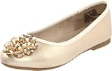 Kenneth Cole Reaction Dip and Slide Flat (Little Kid/Big Kid),Light Gold,3 M US Little Kid