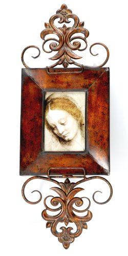 Antique Gold Frame and Wall Easel - Holds 5 x 7 Photo From