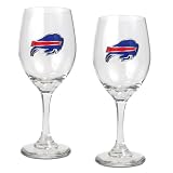 Buffalo Bills 2 Piece NFL Wine Glass Set