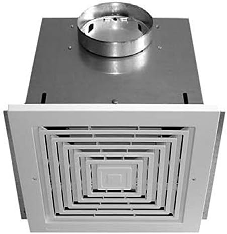 Soler and Palau FF500 Off White Grill Utility Fans 500CFM Ceiling and Inline Ventilator, Small