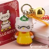 なつかしキャラ大集合★サンリオ原色図鑑 根付ストラップ(キティのおばあちゃん/マーガレット) No.6