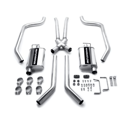 Cheap Special Best Magnaflow 15896 Stainless Steel 2 5 Dual Crossmember Back Exhaust System I Prook Sales