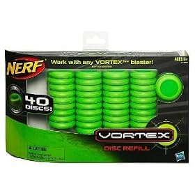 NERF VORTEX 40-Disc Refill: Toys &amp; Games