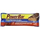 PowerBar Protein Plus 22g, Chocolate Peanut Butter Reduced Sugar, 2.46-Ounce Bars (Pack of 12)