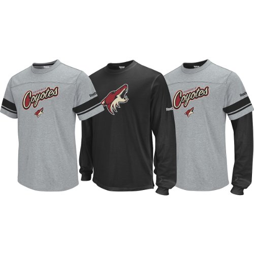 NHL Men's Phoenix Coyotes Option 3-In-1 Combo Pack (Grey, X-Large)