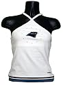 Carolina Panthers Junior Womens NFL Reebok Halter Top Shirt - White