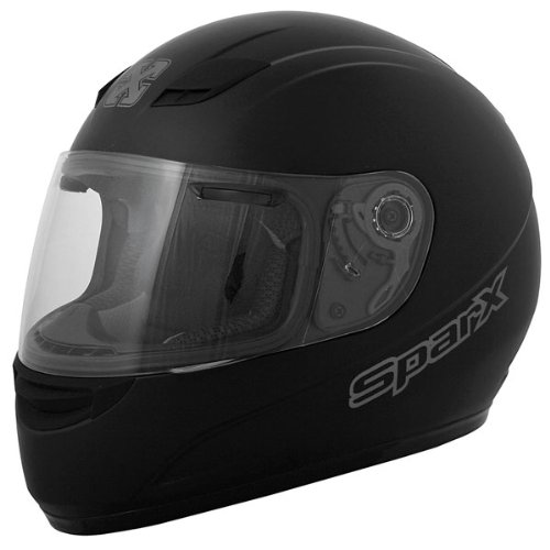 SPARX S07 MT BLACK LG MOTORCYCLE Full-Face-Helmet