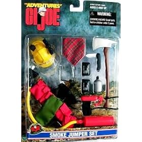 Gi Joe "Adventures" Smoke Jumper Set 1999 Brand New on Card