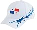 PANAMA FLAG White Splash Hat / Baseball Cap