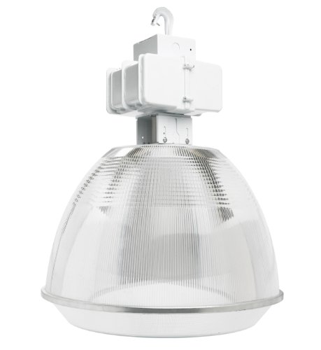  Designers Edge L-1902-400PS-MH Metal Halide Low Bay with 22-Inch Prismatic Acrylic Reflector and Refractor Light 