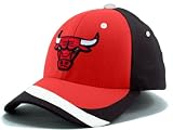 Chicago Bulls Red / Black Structured Adjustable Hat by Adidas