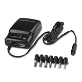 PowerLine 90304 1,300mA Variable Voltage Universal AC Adapter with Compatability Tips and USB Power Port