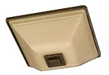 American Fluorescent Two-Light GU24 18-Watt 14-Inch, Glasgow Flush Mount Light Fixture #GGF218RBSCT