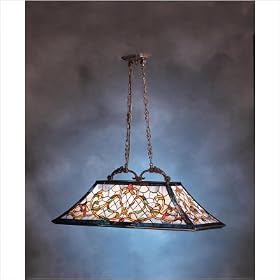 Tiffany Island Pendant in Tannery Bronze with Gold Accent