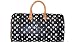 Playboy Large Duffle Bag in Black/White