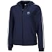 Denver Nugget Jacket : adidas Denver Nugget Ladies Navy Blue Stretch Fleece Full Zip Hoody Jacket