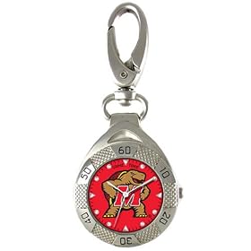 NCAA Unisex CG-MD Clip-On Maryland Terrapins Watch